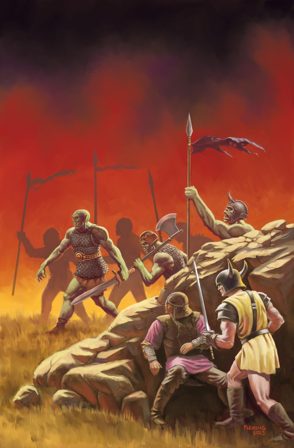 “Overland Encounter” – The Scourge of Northland Cover&nbsp;update